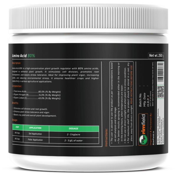 Amino Acid 80 % – Essential Plant Growth Promoter (250g) - Image 2