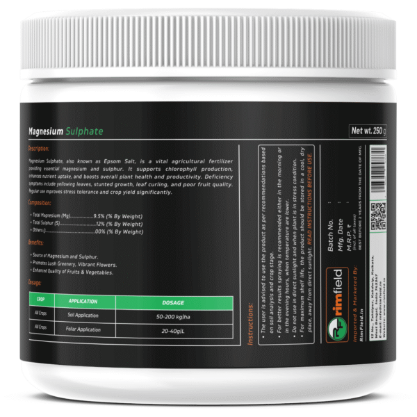 Magnesium Sulphate – Essential Plant Nutrient (250g) - Image 2