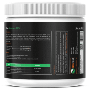 Zinc Sulphate 33 % – High-Purity Micronutrient (250g)